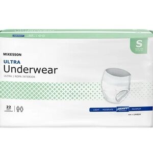 McKesson Ultra Underwear, Incontinence, Heavy Absorbency, Small, 22 Count
